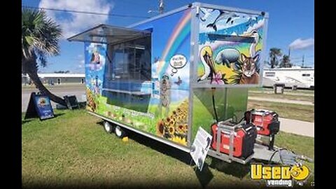 Clean - 2020 8' x 14' Ice Cream Trailer | Mobile Vending Unit for Sale in Florida