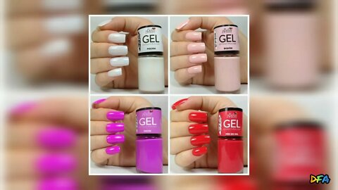 OS MELHORES ESMALTES DE GEL USADOS PELAS MANICURES #nails #style #colors #esmaltesemipermanente