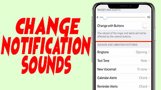 How To Change Notification Sound On iPhone