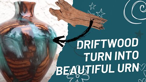 Driftwood Turn Into Beautiful Urn