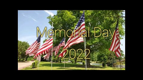 Memorial Day 2022: Flags at Floral Haven