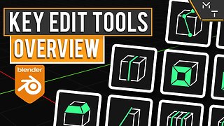 3D Editing Tool Overview | Learning Blender 2.9 / 3.0 Precision Modeling | Part - 18 - Tutorial