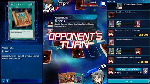 YuGiOh Duel Links - Use 50 Lifepoint to comeback in RANKED duel!!!