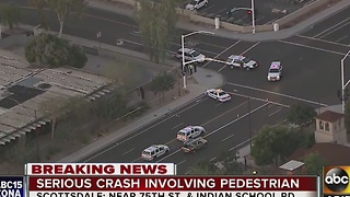 Pedestrian hit by vehicle in Scottsdale