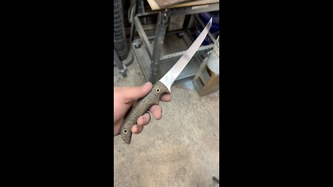 Blacktip fillet knife finished