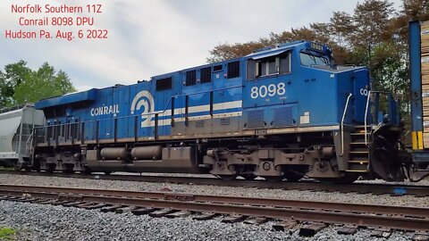 NS-10Z Yatesville Hill Climb and Conrail 8096 at Hudson Pa. August 4, 6 2022 #NS10Z #NS8098