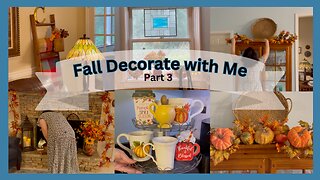 Fall Kitchen and Family Room| Decorate with Me 2023