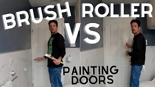 Door Painting Made Easy - Brush VS Roller - Battle Of The Finishes