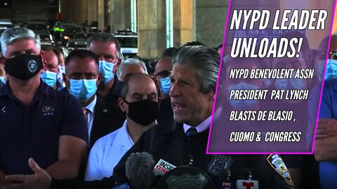 NYC Benevolent Association Pat Lynch Unloads on The Riot Enablers