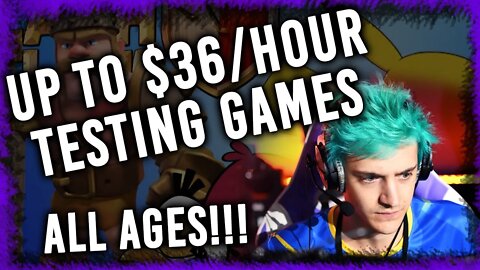 How To Earn Up To $36/hour Testing Game in 2020! | 3 BONUS SITES | TEENS too! | @Markisms