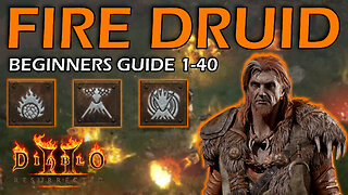 Beginners Guide to the Fire Druid Levels 1-40 | Normal Mode | Diablo 2 Resurrection