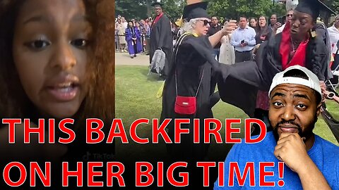 Black People ROAST Graduation Mic Snatchin' Girl Aftering Believing Her As College Condemns Behavior