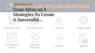 Some Ideas on 8 Strategies To Create A Successful Affiliate Marketing You Need To Know