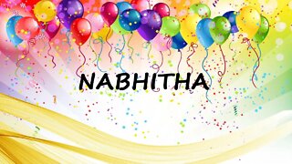 Happy Birthday to Nabhitha - Birthday Wish From Birthday Bash