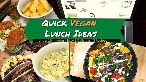 3 Ten Minute Vegan Meal Ideas And Easy Lunches To Try This Veganuary