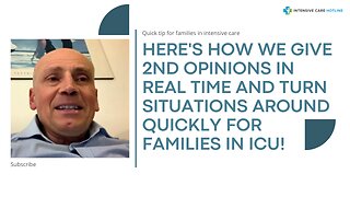 Here's How We Give 2nd Opinions in Real Time and Turn Situations Around Quickly for Families in ICU!