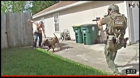 SWAT Officer Shoots Suspect Attempting To Stab Police K-9