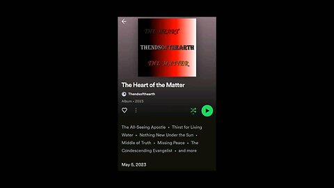 The Heart of the Matter is Live...