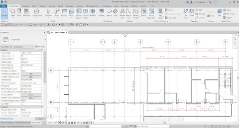 REVIT 2022 ARCHITECTURE LESSON: PLACE DIMENSIONS