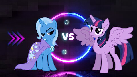 Crypto battles. 2 Season: My little pony. 4 Episode: Trixie Lulamoon vs Twilight Sparkle.