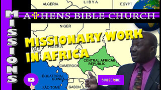 God IS Working in The Central African Republic | Athens Bible Church | Bruno Malapo