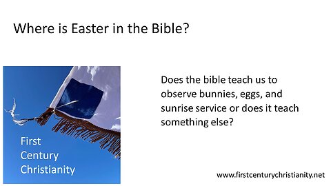 Where is Easter in the Bible?