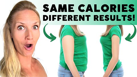 Same #CALORIES Yet Very Different Effect on WEIGHT!