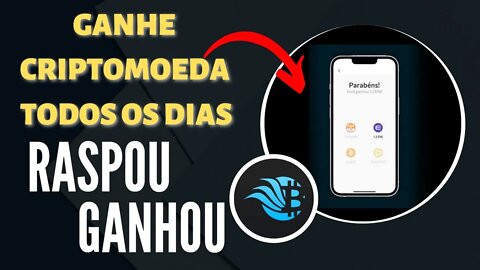 GANHE CRIPTOMOEDA TODOS OS DIAS | Na Brasil Bitcoin | RASPOU GANHOU 🤑