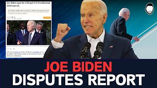 Biden DENIES Rumors of DROPPING OUT of 2024 Race