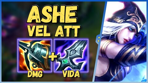 ASHE ADC COM BUILD DE REI DESTRUÍDO E MATA CRÁQUENS TERROR DOS TANQUES | LEAGUE OF LEGENDS