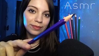 ASMR - Estudante de arte desenha no teu rosto 🎨