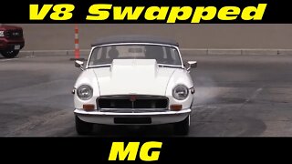 11 Second Big Tire V8 MG Drag Racing