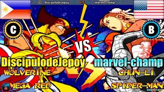 Marvel Super Heroes vs. Street Fighter (DiscipulodeJepoy Vs. marvel-champ) [Philippines Vs. U.S.A.]