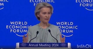 Tyrant Ursula von der Leyen In Davos Regards Control Of Information As Their Main Challenge For 2024