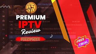 NEW IPTV Review - PIZZA TIME - FREE 10 DAY TRIAL!