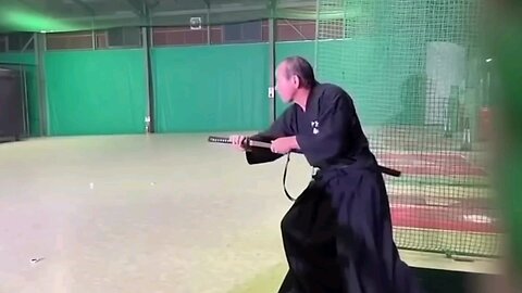 "Samurai's Precision: Cutting Fastballs with a Katana"