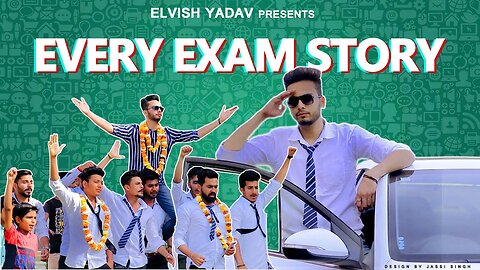 Exam story elvish yadav funny 😝