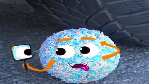 Crushing Experiment: Car tire vs. soft Crunchy things