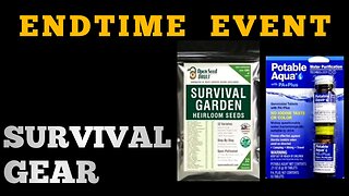 Survival Gear for endtime events