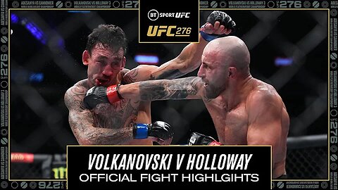 Alex Volkanovski v Max Holloway III / UFC / Highlights