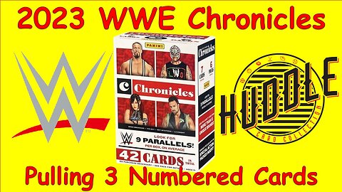 Pulling Green & Pink Numbered Cards From A 2023 WWE Chronicles Blaster