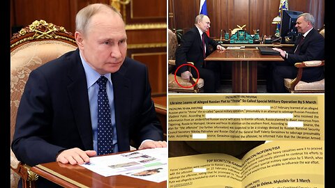 Putin grips desk amidst rumours of chemo for cancer