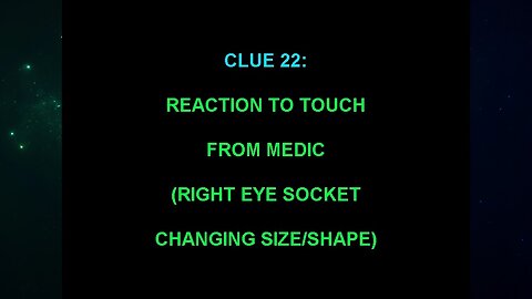 Clue 22 (The "Alien Interview" Video Analysis 2013/2014/2015)