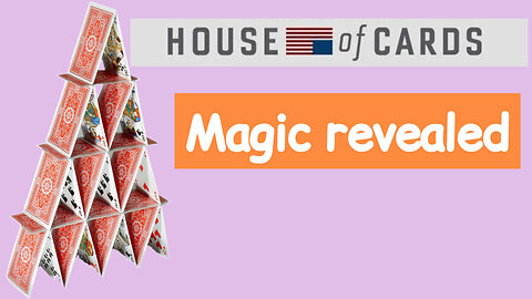 House of cards😱😱🤯🤯 Magic trick exposed🔥🔥 #tricks #viral #magicrevealed #funny