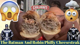 Iconic Philly Food: Have You Ever Had The Batman And Robin Philly Cheesesteak Sandwich?