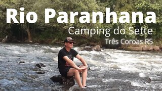 Rio Paranhana em Três Coroas RS Camping do Sette #canoagem #trescoroas #acampar