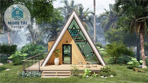 Small House Design Ideas - A Frame House - Minh Tai Design 11