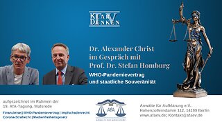 Dr. Alexander Christ im Gespräch mit Prof. Dr. Stefan Homburg