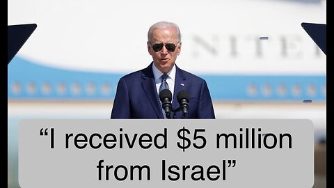 Biden among 280 US politicians Receving $$$$$BIG MONEY$$$$$ From Israel