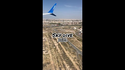Skydiving Solo en #Dubai 🌴